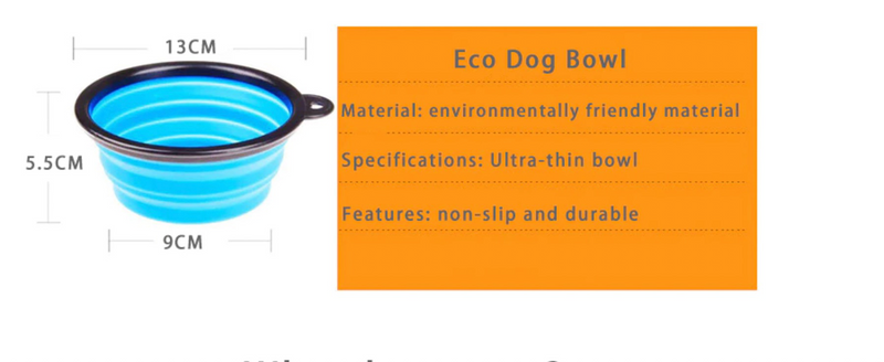 MyVIPCart™ 1PC Foldable Silicone Bowl for Pet