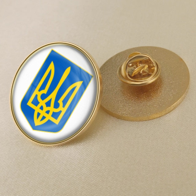 MYVIPCART™ Ukrainian Flag Brooch