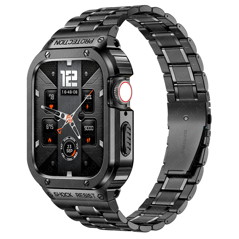 MyVipCart™ Apple Watch Stainless Steel Strap & Case