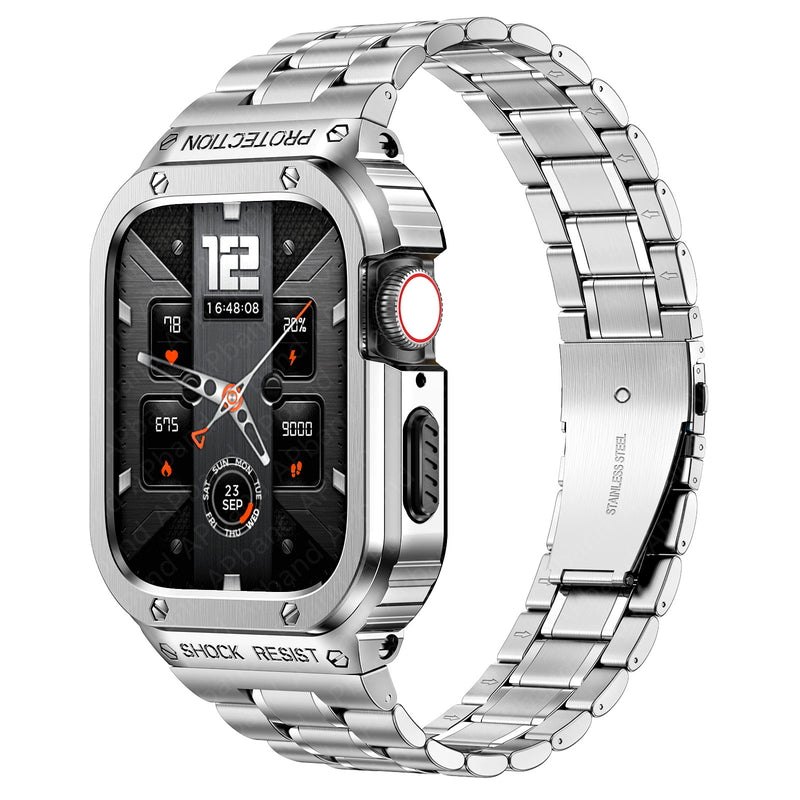 MyVipCart™ Apple Watch Stainless Steel Strap & Case