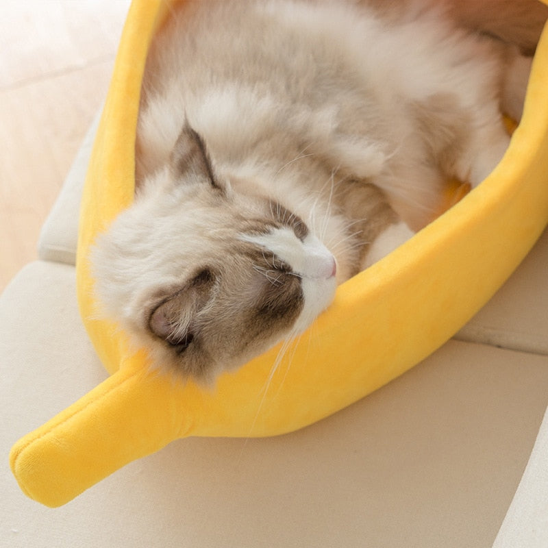 MYVIPCART™ Banana Cat Bed