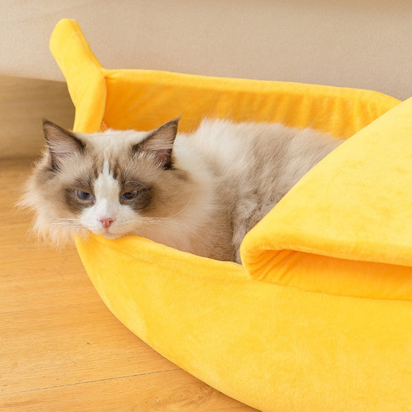 MYVIPCART™ Banana Cat Bed